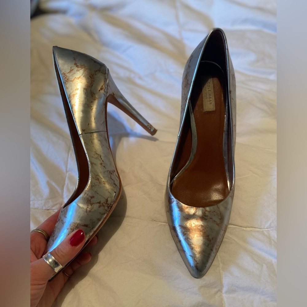 Cole Haan Emery Pump Mirror Marble Print - Picture 3 of 4